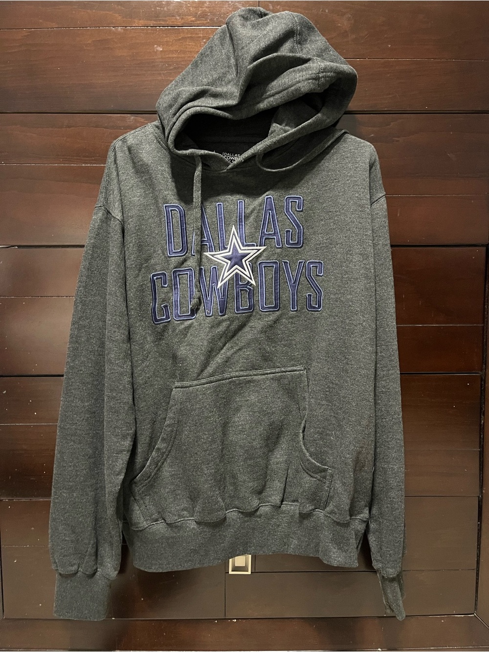 NFL Dallas Cowboys Charcoal Gray Hooded Sweatshirt